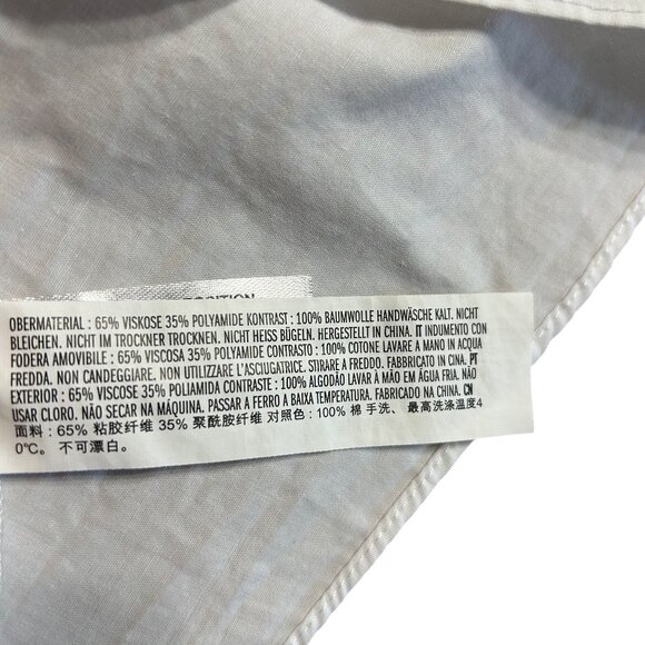 English Factory Poplin Combo Knit Dress Size XS / Black and White Stripes - Picture 9 of 10